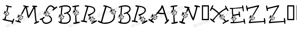 LmsBirdBrain-XEzZ字体转换