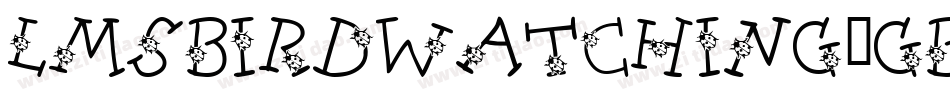 LmsBirdWatching-gBrp字体转换