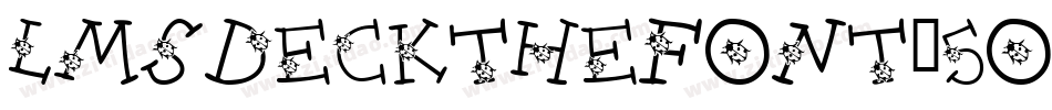 LmsDeckTheFont-5OVV字体转换