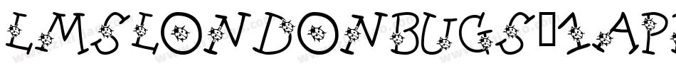 LmsLondonbugs-1apB字体转换