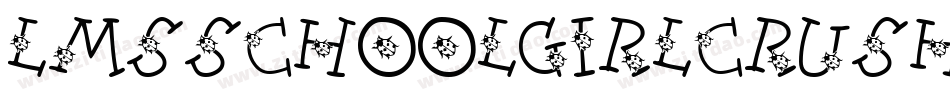 LmsSchoolGirlCrush-MWeB字体转换
