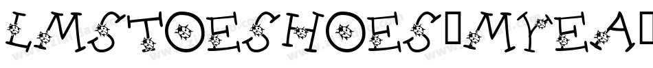 LmsToeShoes-mYea字体转换
