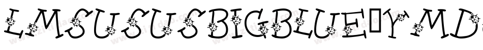 LmsUsusBigBlue-YMd8字体转换