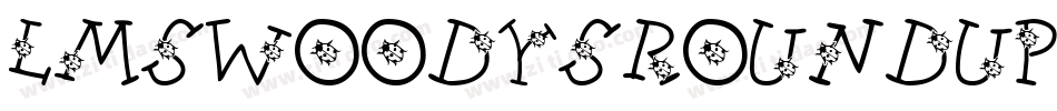 LmsWoodysRoundup-0gAR字体转换
