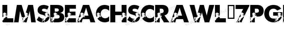 LmsBeachScrawl-7PGB字体转换