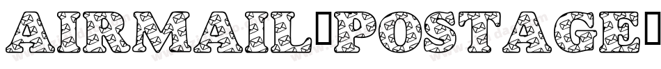 AirMail-Postage字体转换