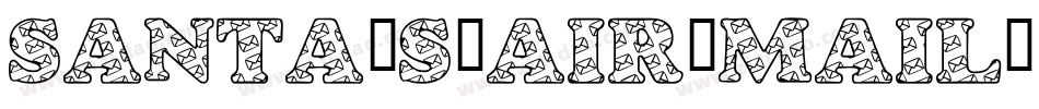 Santa-s-Air-Mail字体转换