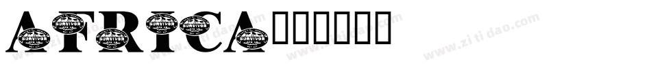 Africa字体转换