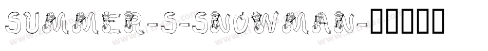Summer-s-Snowman字体转换