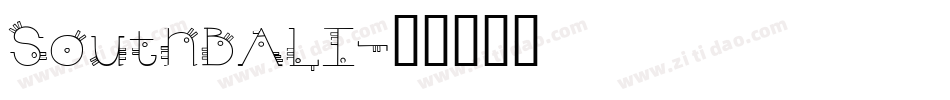 SouthBALI字体转换