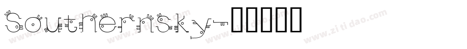 Southernsky字体转换
