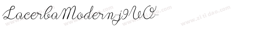 LacerbaModern-j9VO字体转换