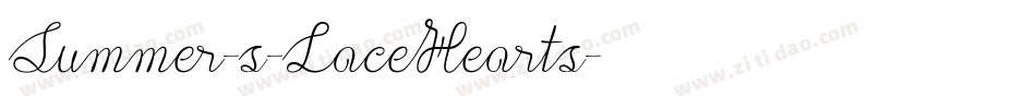 Summer-s-LaceHearts字体转换