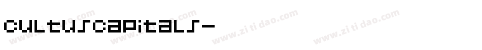 CultusCapitals字体转换