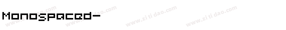 Monospaced字体转换