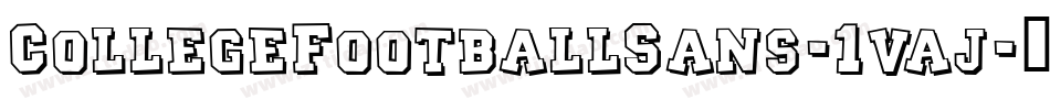 CollegeFootballSans-1vaj字体转换