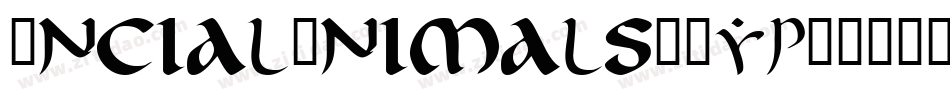 UncialAnimals-6ypA字体转换