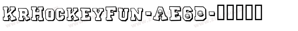 KrHockeyFun-AE6D字体转换