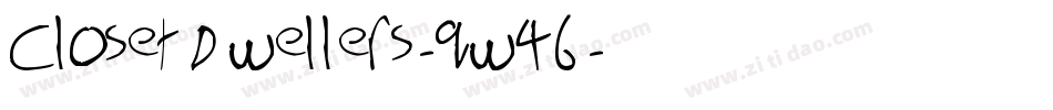 ClosetDwellers-qw46字体转换