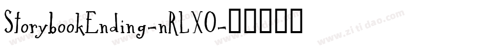 StorybookEnding-nRLX0字体转换