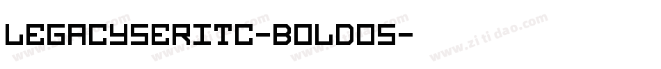 LegacySerITC-BoldOS字体转换