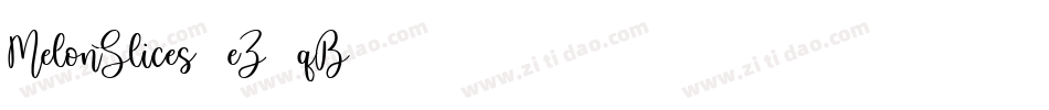 MelonSlices-eZ9qB字体转换
