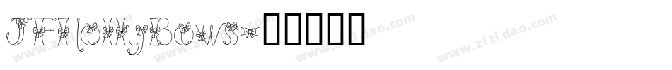 JFHollyBows字体转换