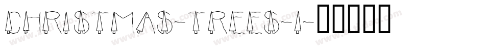Christmas-Trees-1字体转换