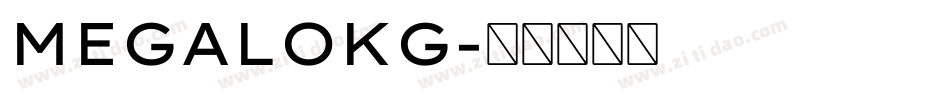 MEGALOKG字体转换