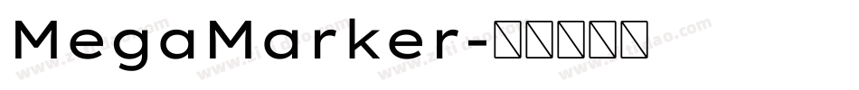 MegaMarker字体转换
