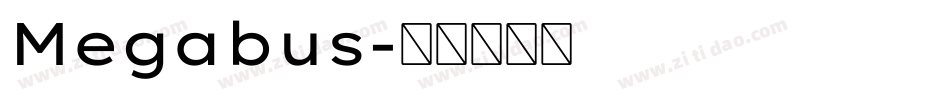 Megabus字体转换