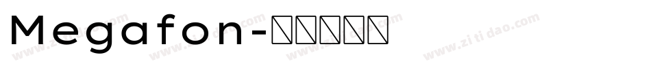 Megafon字体转换
