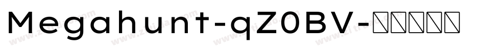 Megahunt-qZ0BV字体转换