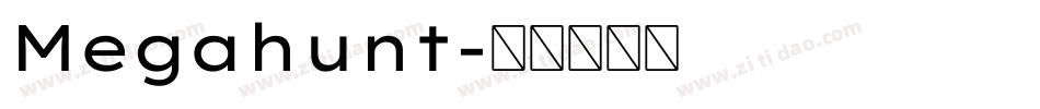 Megahunt字体转换