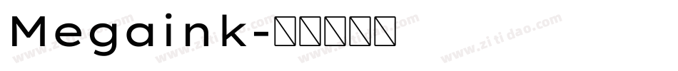 Megaink字体转换