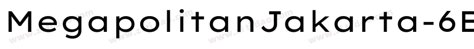 MegapolitanJakarta-6BOY字体转换