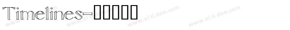 Timelines字体转换