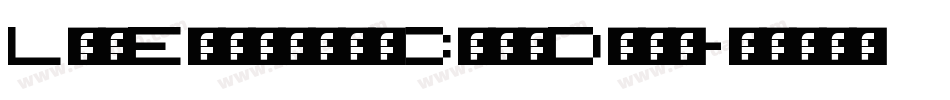 LowEngravedCapsDark字体转换