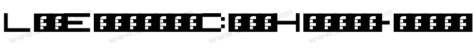 LowEngravedCapsHollow字体转换