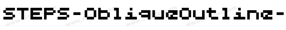 STEPS-ObliqueOutline字体转换