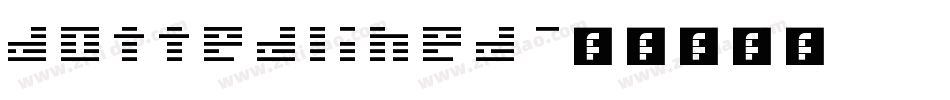 dottedlined字体转换