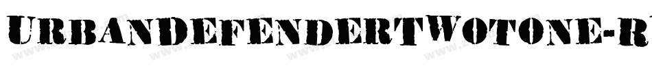 UrbanDefenderTwotone-RWn6字体转换