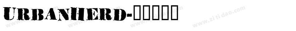 UrbanHerd字体转换