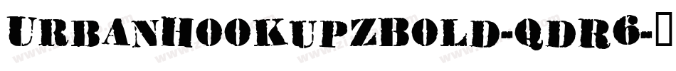 UrbanHookupzBold-qdR6字体转换