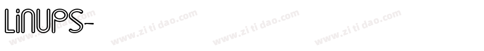 LINUPS字体转换