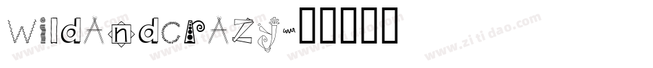 WildAndCrazy字体转换