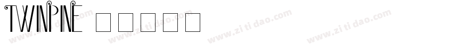 TWINPINE字体转换