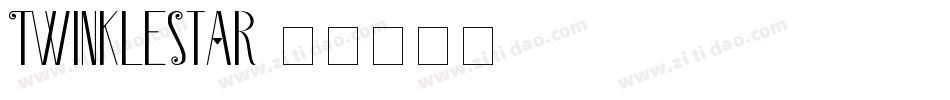 Twinklestar字体转换