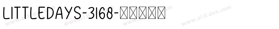 LittleDays-3168字体转换