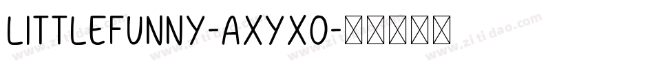 LittleFunny-axYxo字体转换